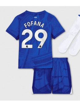 Chelsea Wesley Fofana #29 Replika Hemmakläder Barn 2025-26 Kortärmad (+ byxor)